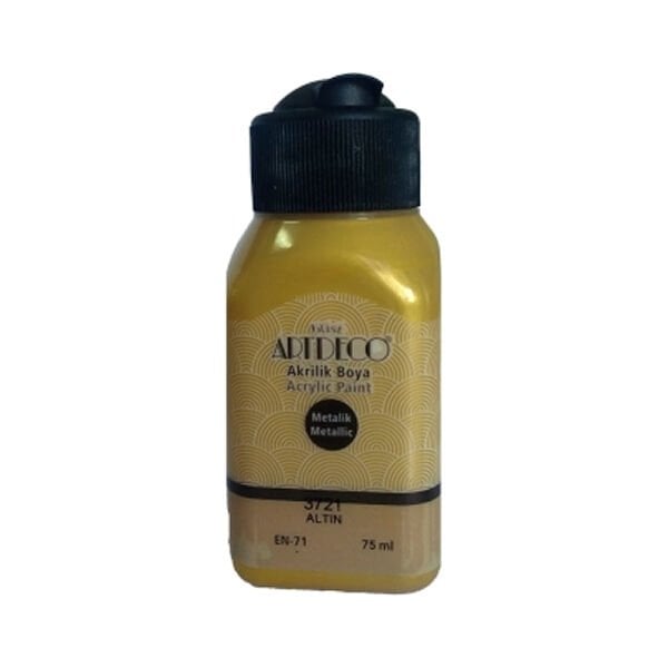 Artdeco 3721 140 ML Metalik Altın Akrilik Boya