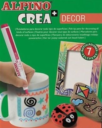 ALPİNO ALP-AR133 7 Lİ CREA DECOR KEÇELİ KALEM