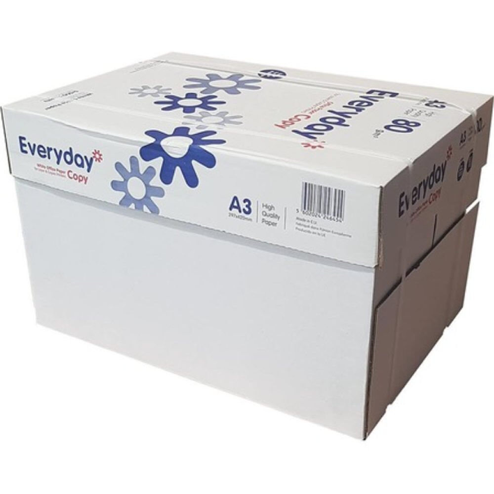 Everyday A3 500 lü 5 Paket 80 gr Fotokopi Kağıdı