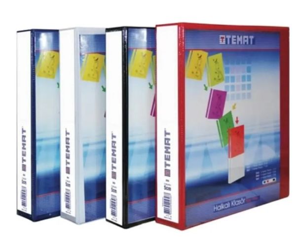 Temat 2047 4 Halkalı 7 cm Kırmızı Klasör