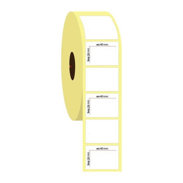 Ofis 28x40 1000 Adet Eco Termal Barkod Etiketi