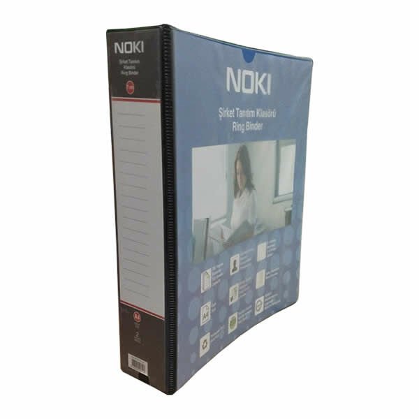 Noki 501727-190 2 Halkalı 7 cm Siyah Şirket Tanıtım Klasörü