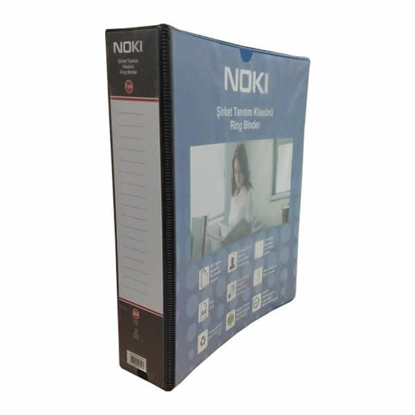 Noki 501727-190 2 Halkalı 7 cm Siyah Şirket Tanıtım Klasörü