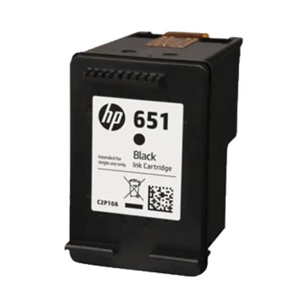 HP C2P10AE 651 SİYAH KARTUŞ MÜREKKEBİ