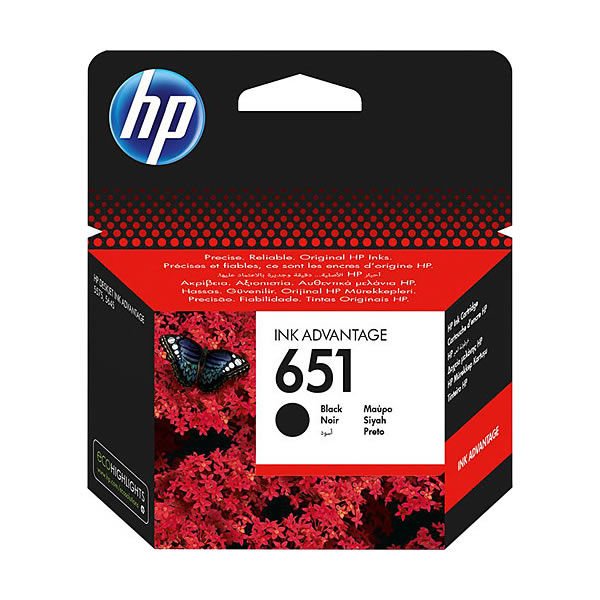 Hp C2P10AE 651 Siyah Kartuş Mürekkebi
