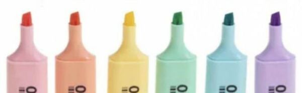 Kraf 335 6 lı Pastel Fosforlu Kalem