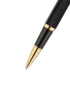 Scrikss 35 Mat Siyah Altın Roller Kalem