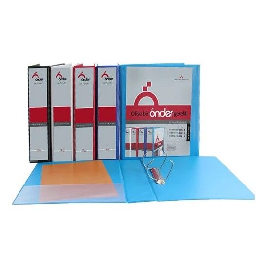 ÖNDER 2102-5 A4 2 HALKALI BEYAZ TALEBE KLASÖRÜ