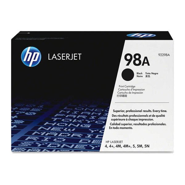 HP 92298A 98A SİYAH TONER