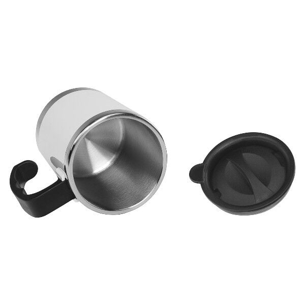 S-LINK SL-TM1978 Kulplu Paslanmaz Çelik Beyaz Termos Kupa 330 Ml