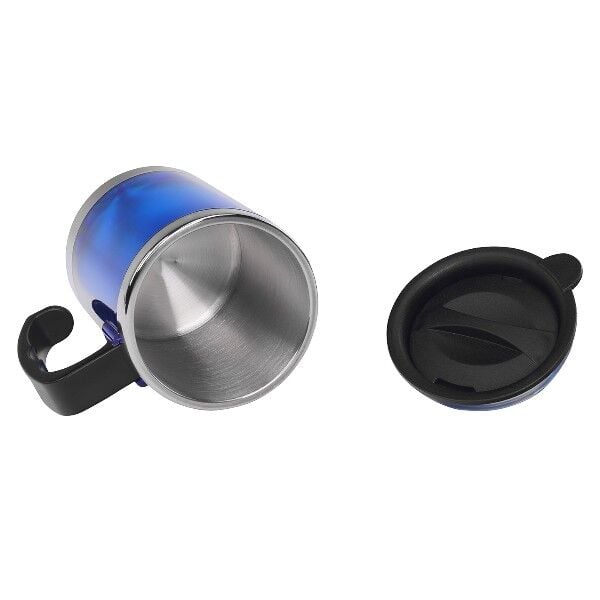 S-LINK SL-TM1978 Kulplu Paslanmaz Çelik Lacivert Termos Kupa 330 Ml