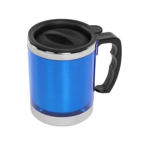 S-LINK SL-TM1978 Kulplu Paslanmaz Çelik Lacivert Termos Kupa 330 Ml