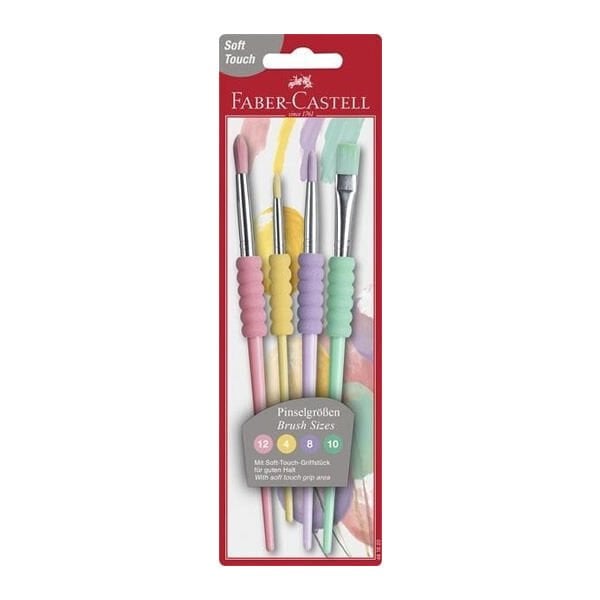 Faber-Castell Soft Touch 4 lü Fırça Set