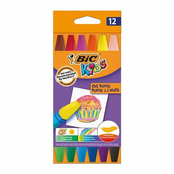 Bic 926446 12 li Yağlı Pastel Boya