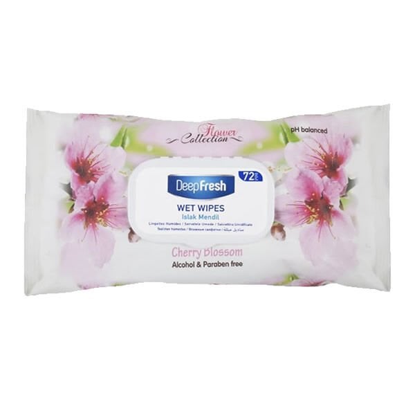 Deepfresh H220 Kiraz Çiçeği Kokulu 100 lü Islak Mendil