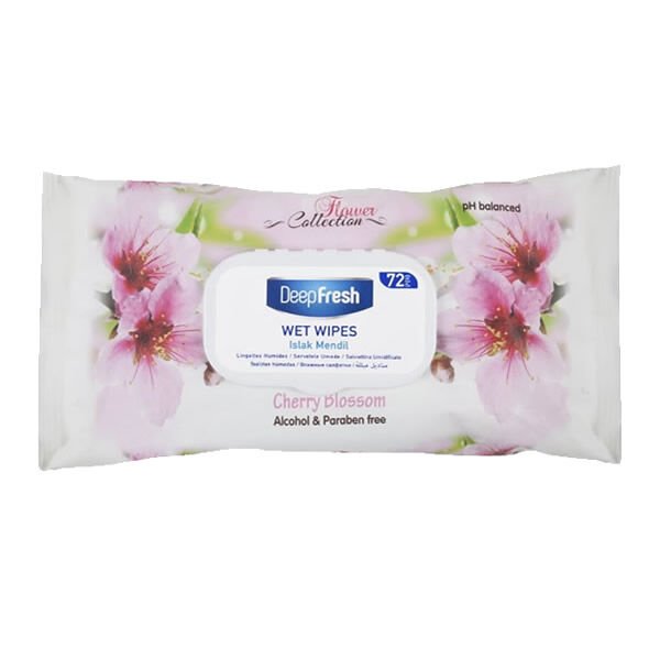 Deepfresh H220 Kiraz Çiçeği Kokulu 100 lü Islak Mendil