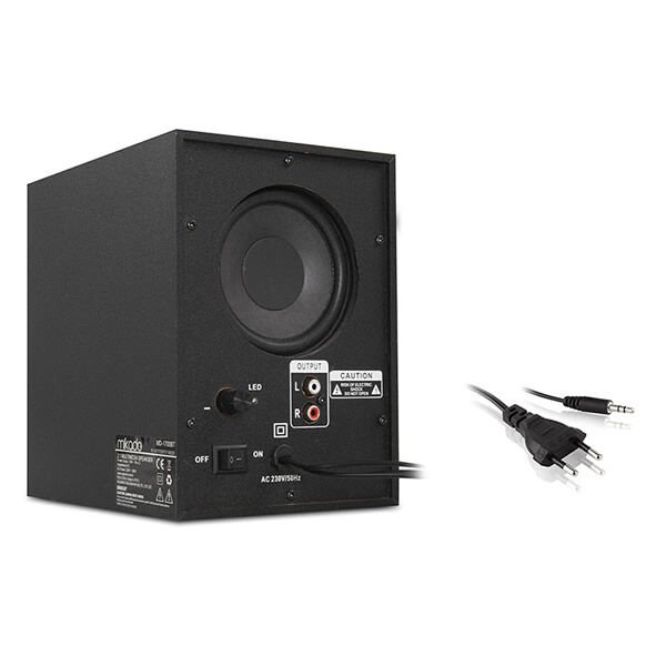 Mikado MD-1700BT USB-FM-SD 2+1 Siyah Destekli Hoparlör