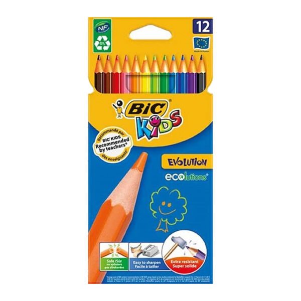 Bic 82902914 12 li Evolution Kuru Boya Kalemi (82902914)