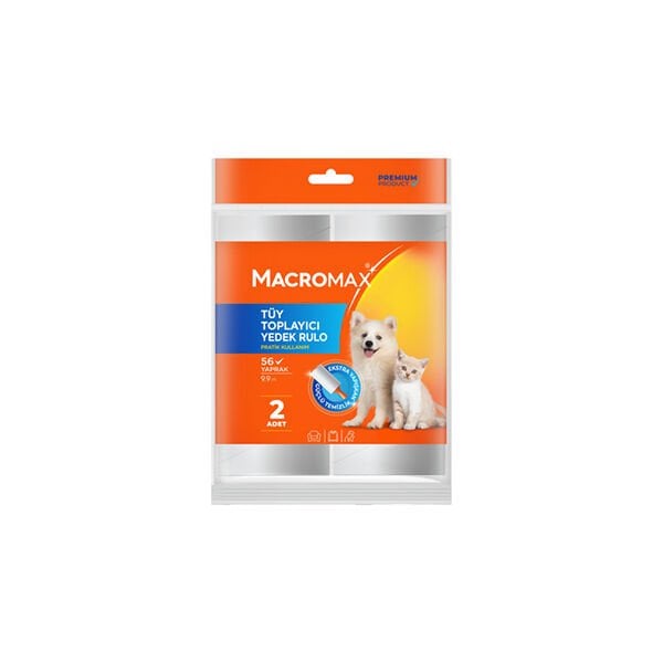 Macromax Tüy Toplayıcı Yedek Rulo 2li