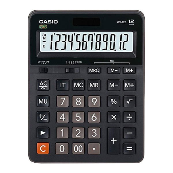 Casio GX-12B 12 Haneli Masaüstü Hesap Makinesi