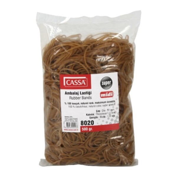 Cassa 8020 500 gr Midi Kauçuk Ambalaj Lastiği