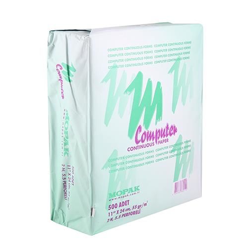 Mopak 11x24 2 Nüsha 500 lü Sürekli Form Kağıdı