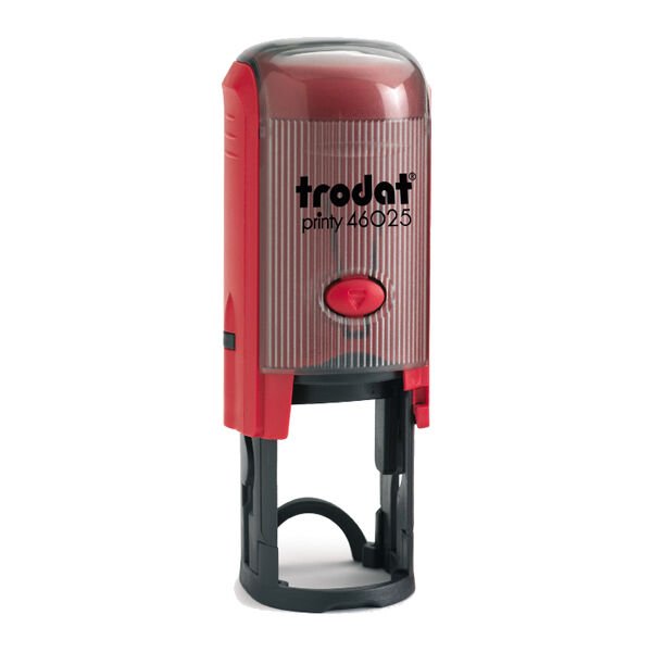 Trodat 46025 Kırmızı Gövde Yuvarlak Kaşe Boş Kaşe