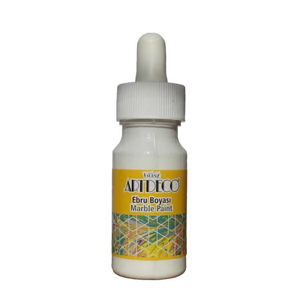 Artdeco 30 ml Beyaz Ebru Boyası