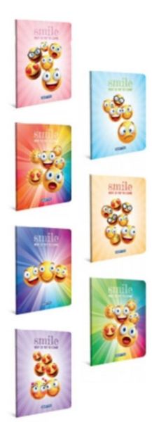 Gıpta Smile A5 100 Yaprak Çizgili Tel Dikişli Defter