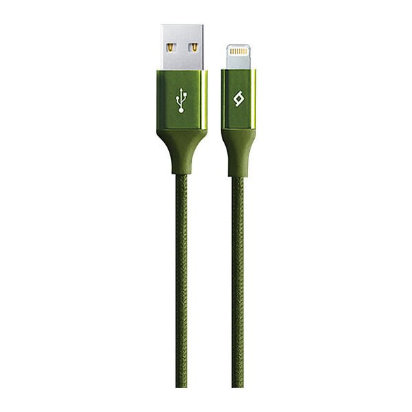 TTEC 2DK16HY ALUMİCABLE HAKİ YEŞİLİ İPHONE ŞARJ KABLOSU