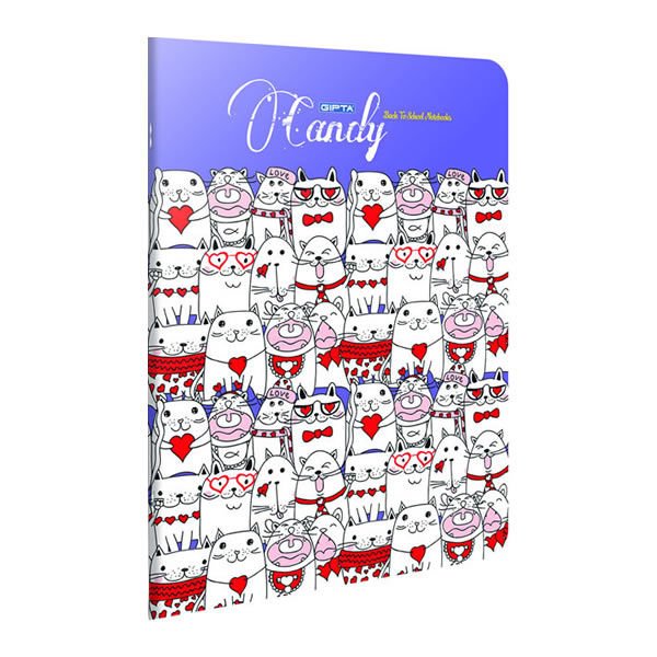 Gıpta Candy A5 80 Yaprak Kareli Tel Dikişli Defter
