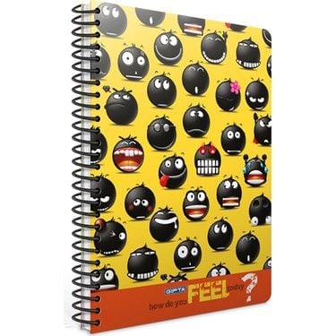 Gıpta Feel A4 80 Yaprak Kareli Spiralli Pp Kapaklı Defter