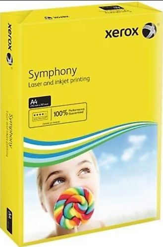 Xerox 3R93952 A4 Symphony Kanarya Sarısı 500 lü 80 gr Fotokopi Kağıdı