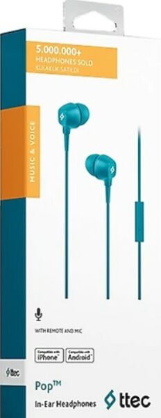 Ttec 2KMM13TZ Pop 3,5 mm Mikrofonlu Kulakiçi Kulaklık