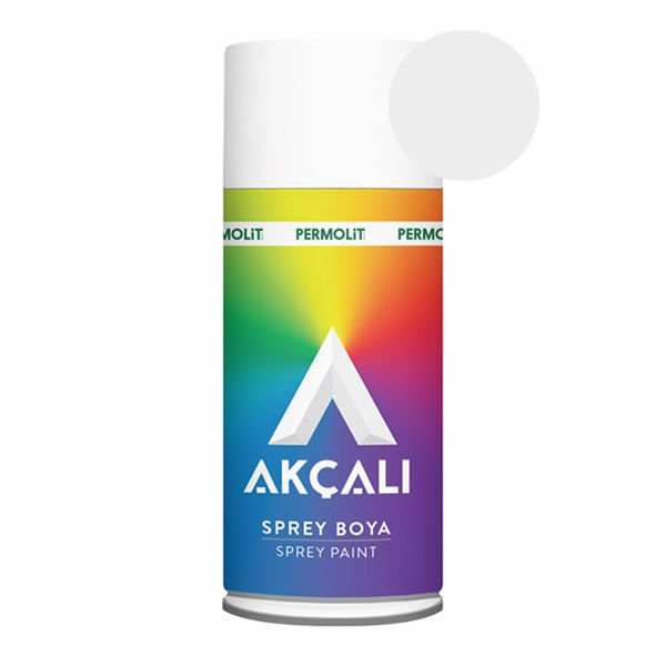 Akçalı 501 400 ml Mat Beyaz Sprey Boya