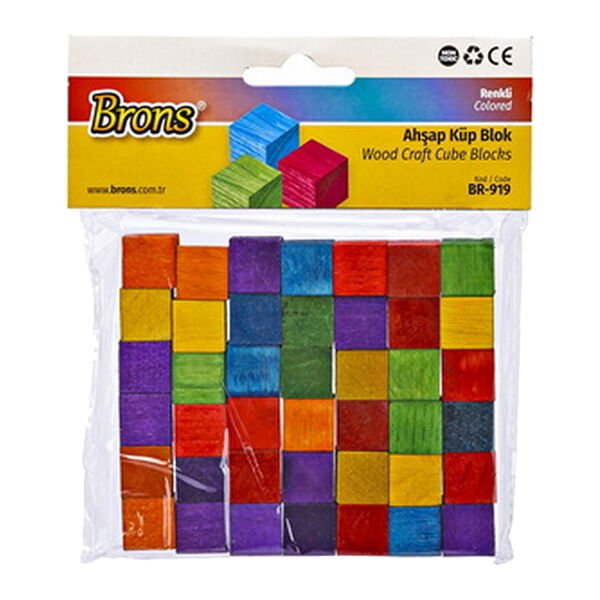 Brons BR-919 Renkli Küp Blok