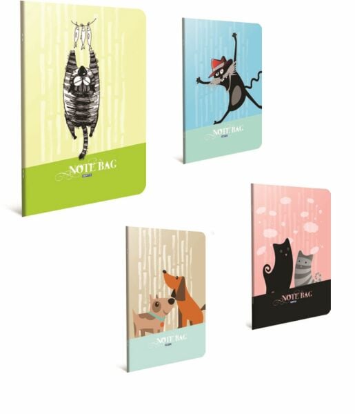 Gıpta Note Bag A4 100 Yaprak Çizgili Tel Dikişli Defter