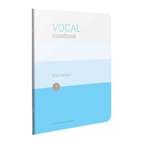 Gıpta Vocal A4 100 Yaprak Kareli Tel Dikişli Plastik Kapaklı Defter