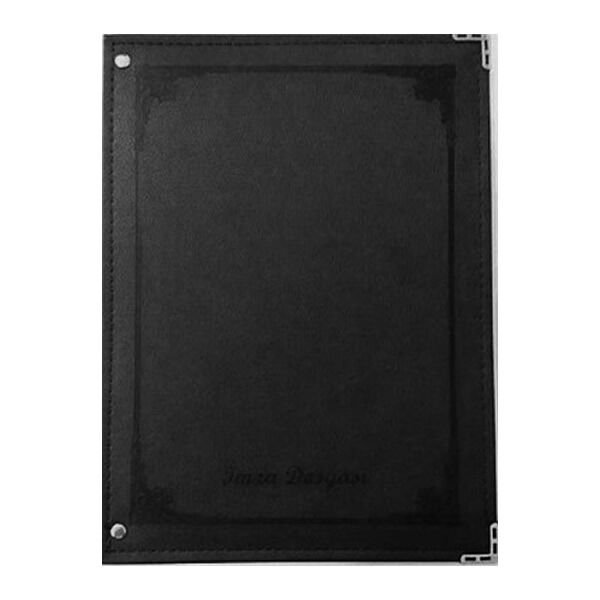 Önder 7102-3 20 Yaprak Termo Deri Siyah İmza Dosyası