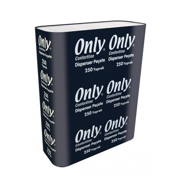 ONLY 250 YAPRAK 18 Lİ PAKET DİSPENSER PEÇETE