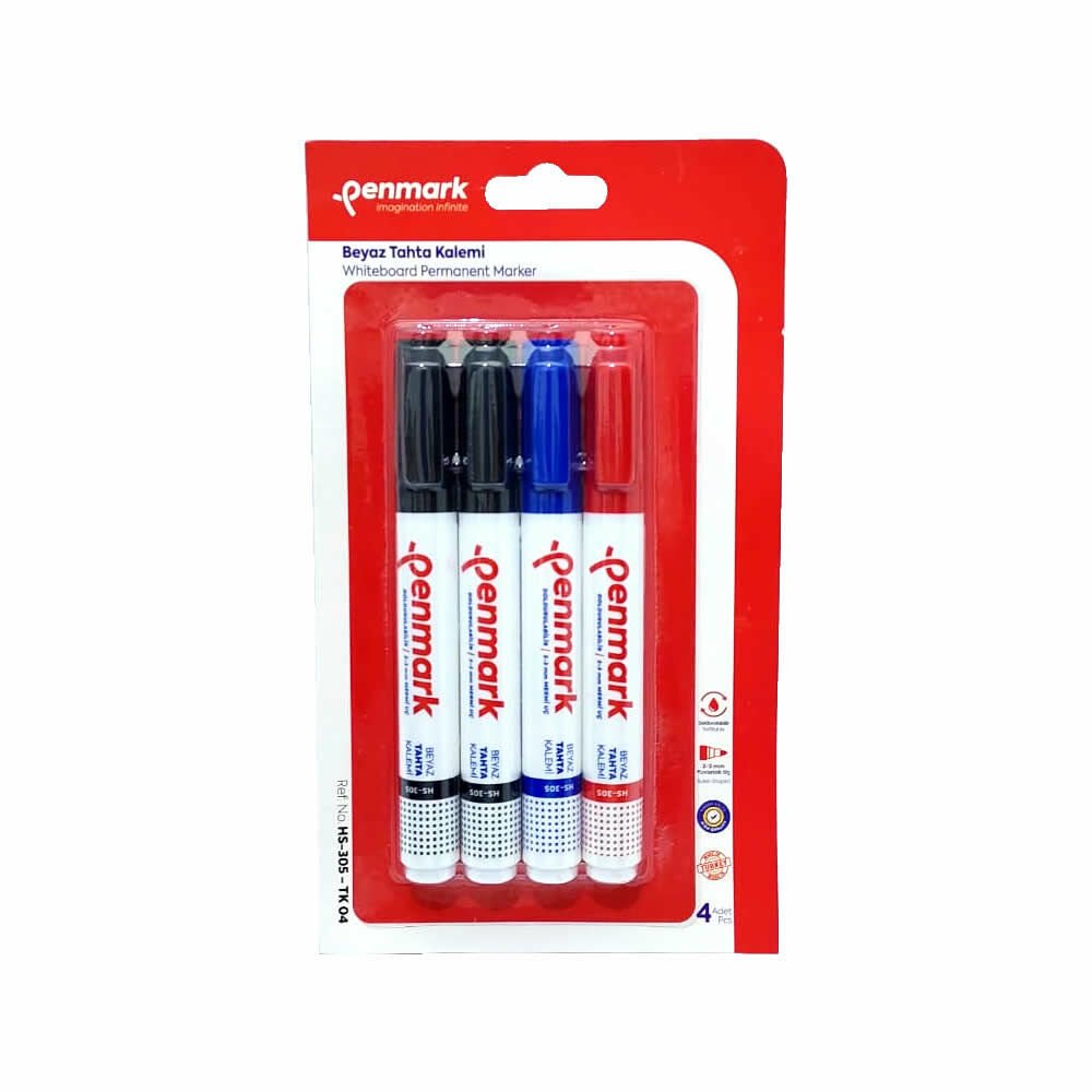 PENMARK HS305-04 4 LÜ VAKUMLU TAHTA KALEMİ