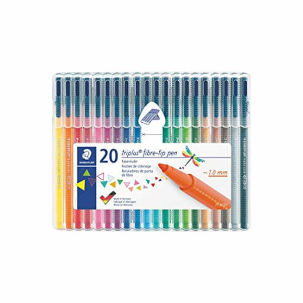 Staedtler 334 20 li Triplus Üçgen Fineliner Keçeli Kalem