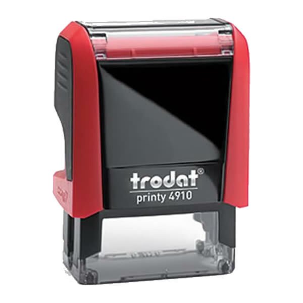 Trodat 4910 P4 Kırmızı Gövde Kaşe Boş Kaşe