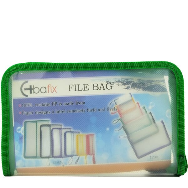 Bafix 1295 Renkli Fermuarlı Dosya