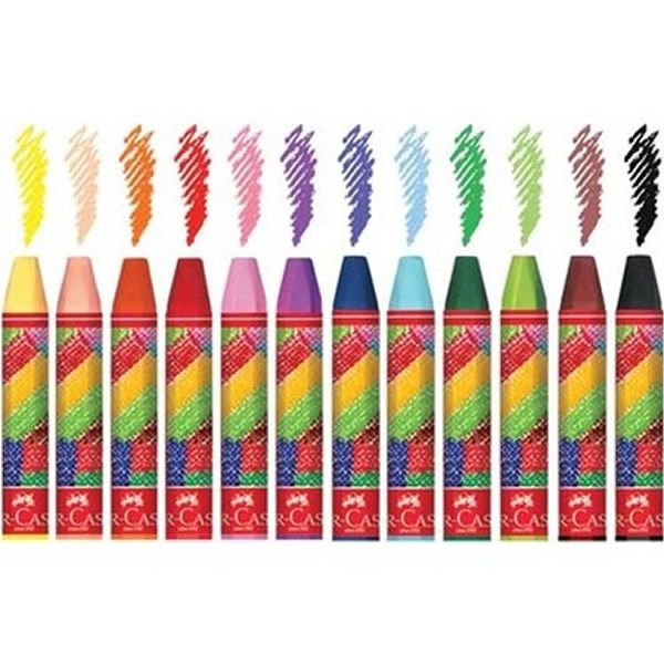 Faber Castell 24 lü Karton Kutulu Pastel Boya