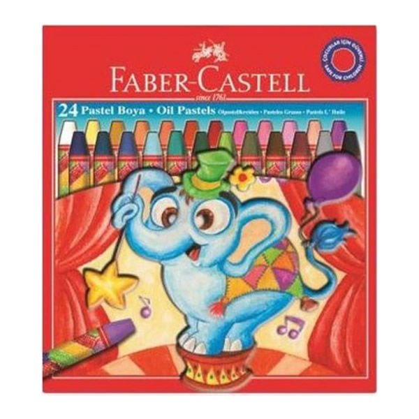Faber Castell 24 lü Karton Kutulu Pastel Boya