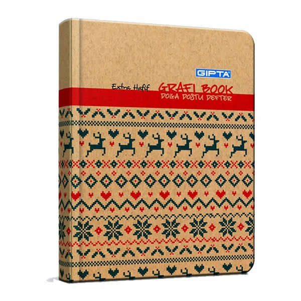 Gıpta Grafibook 17x24 160 Yaprak Kareli İplik Dikişli Defter