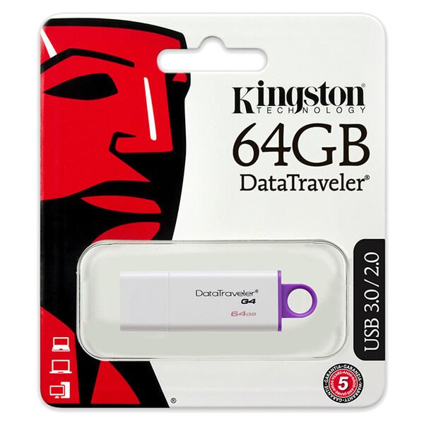 KİNGSTON 64 GB USB 2.0-3.0 DTİG4 USB FLASH BELLEK