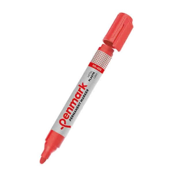 Penmark HS405-03 Yuvarlak Uçlu Kırmızı Markör Kalem