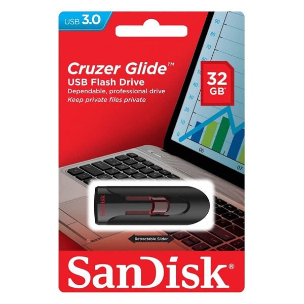 Sandisk SDCZ-600-032G-G35 Cruzer Glade 32 GB Usb 3.0 Bellek